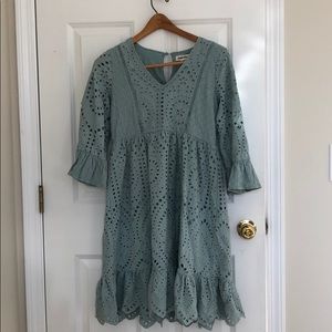 Lace eyelet dress, worn once perfect condition